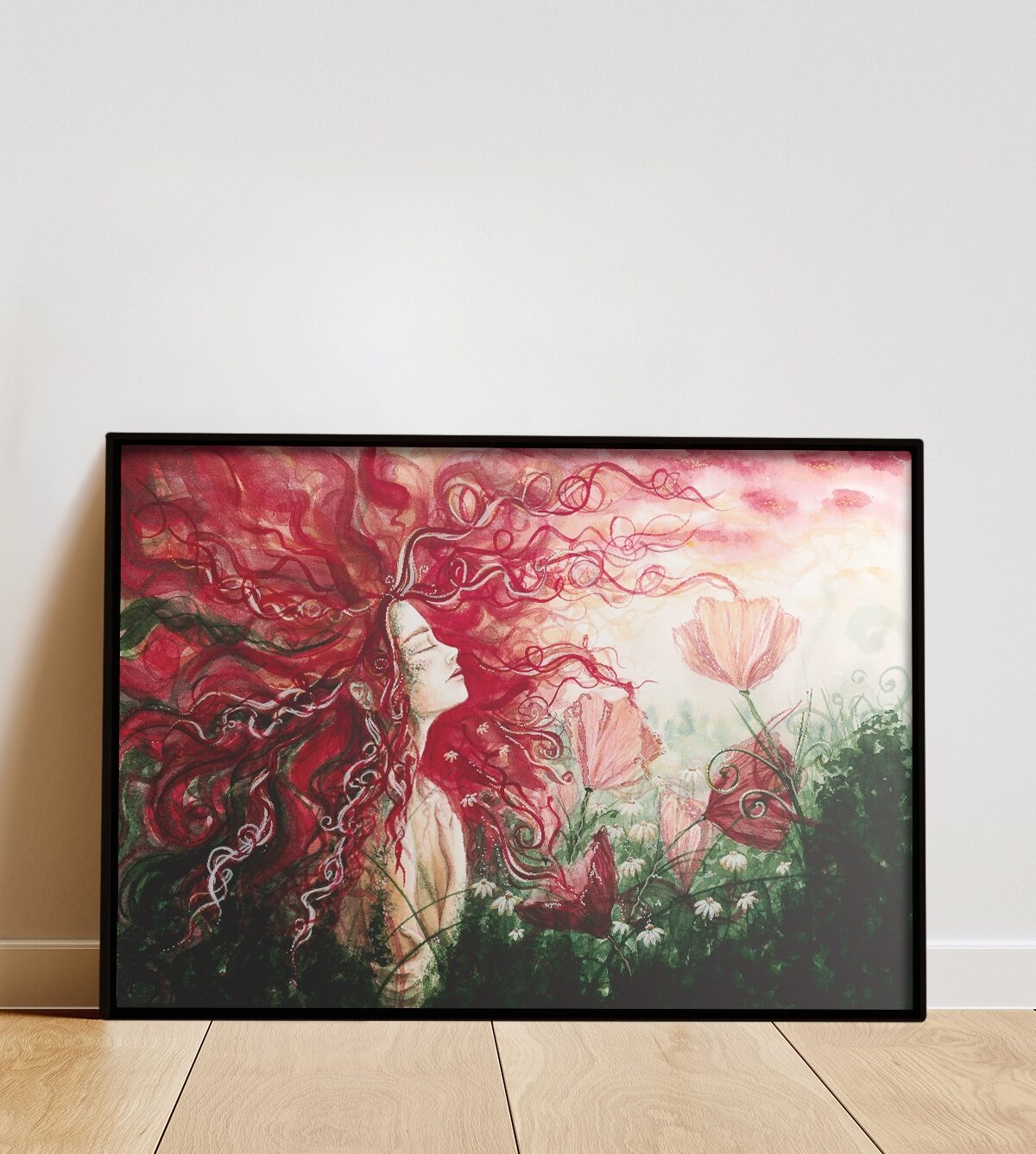 Artprint ~ IN ROTEN WELLEN