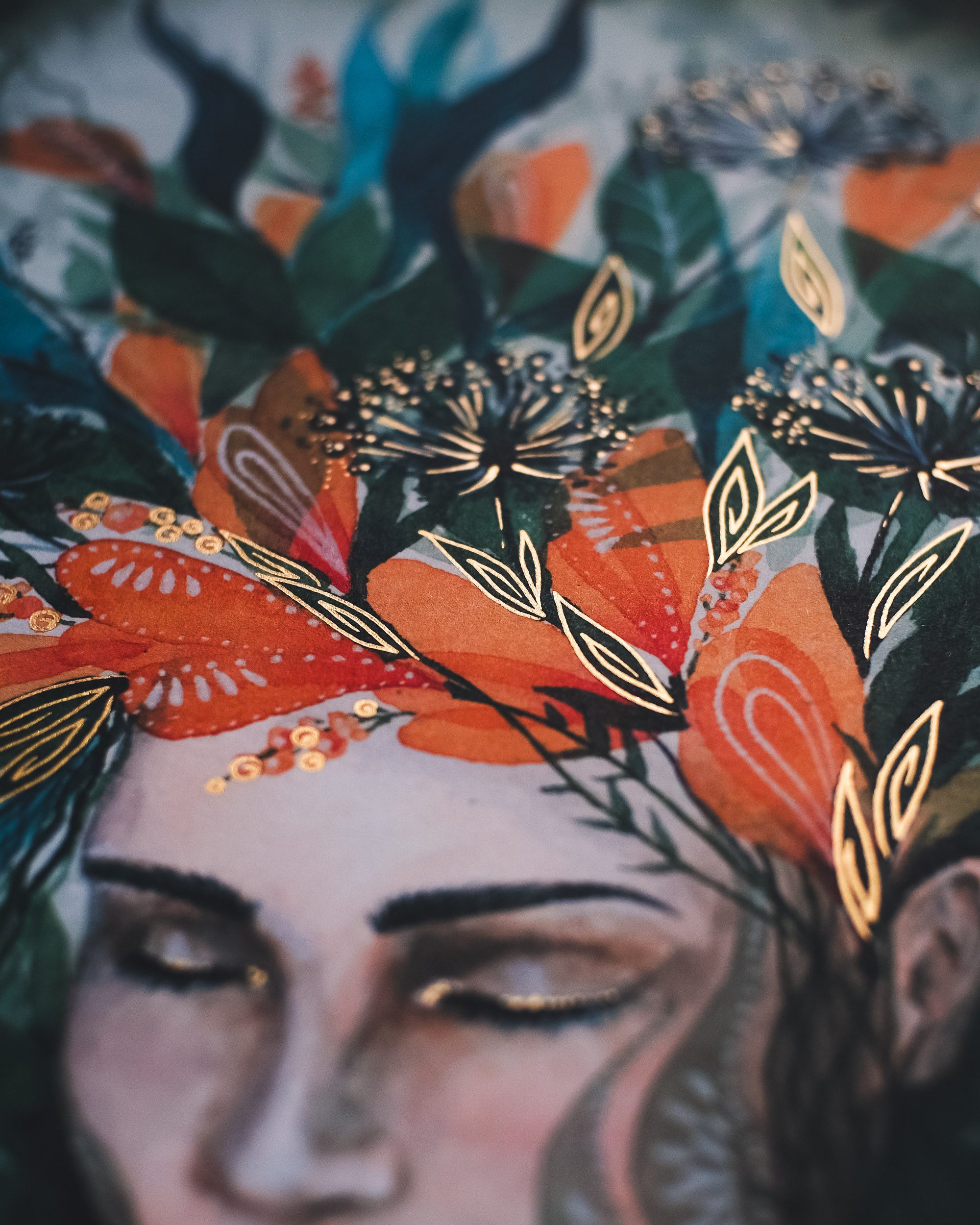 herbst - maria und der pinsel kunst fuer wilde weiblichkeit kunst fuer frauen fine art prints 13 maria und der pinsel kunst fuer wilde weiblichkeit kunst fuer frauen fine art prints 13 - Maria und der Pinsel