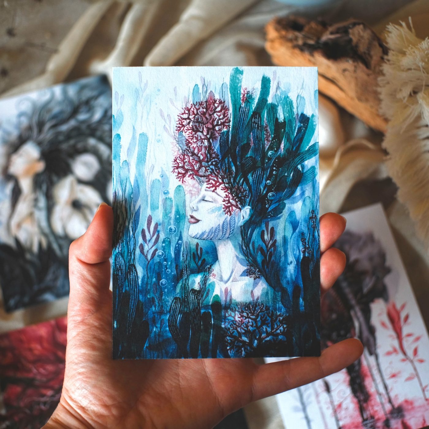Postkarte "Korallenblüte"