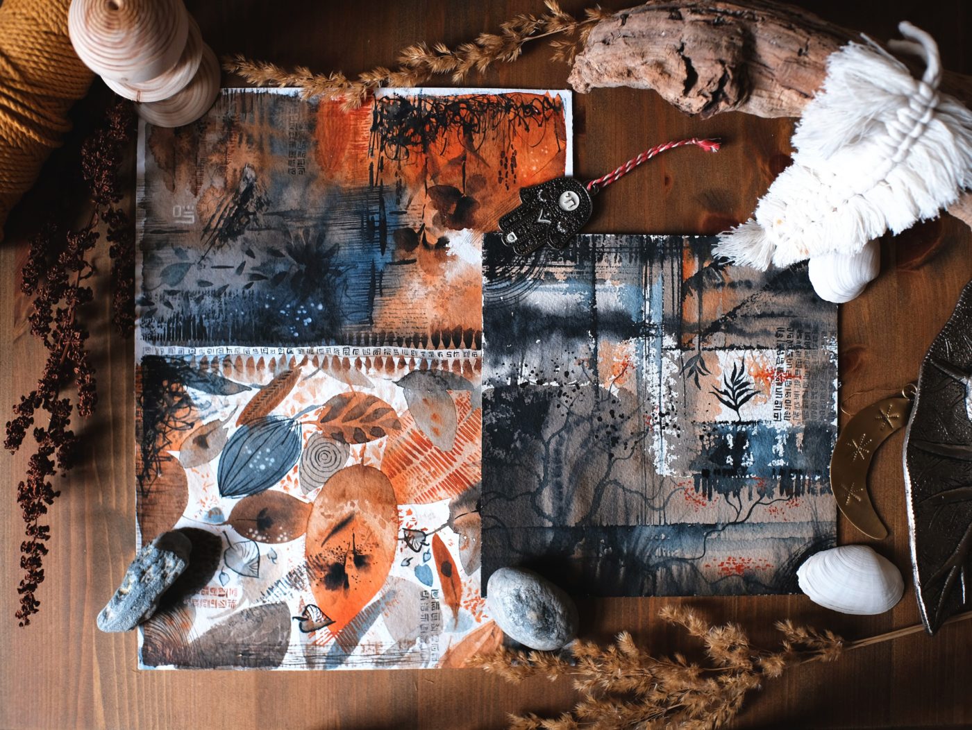 Aquarell-Set "Rost"