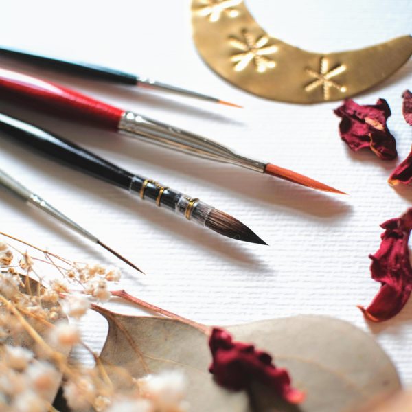Period Art - Aquarellstarter Set mit Block und vier Pinseln maria und der pinsel aquarell grundausstattung hahnemuehle da vinci synthetische pinsel Verwaschpinsel Aquarellstarter Set mit Block und vier Pinseln maria und der pinsel aquarell grundausstattung hahnemuehle da vinci synthetische pinsel Verwaschpinsel - Maria und der Pinsel