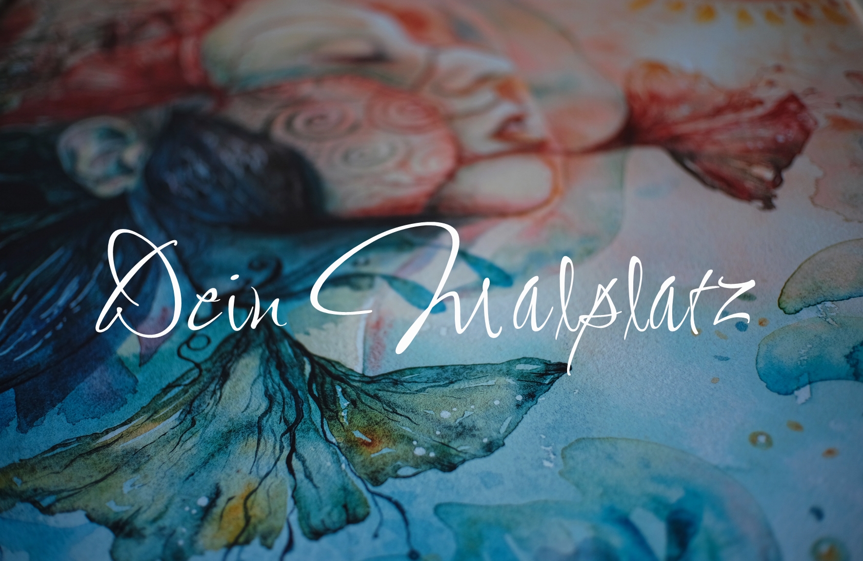 Malplatz Banner 2 perfekter Malplatz innere Muse kreativitaet foerdern inspiration achtsamkeit - Maria und der Pinsel