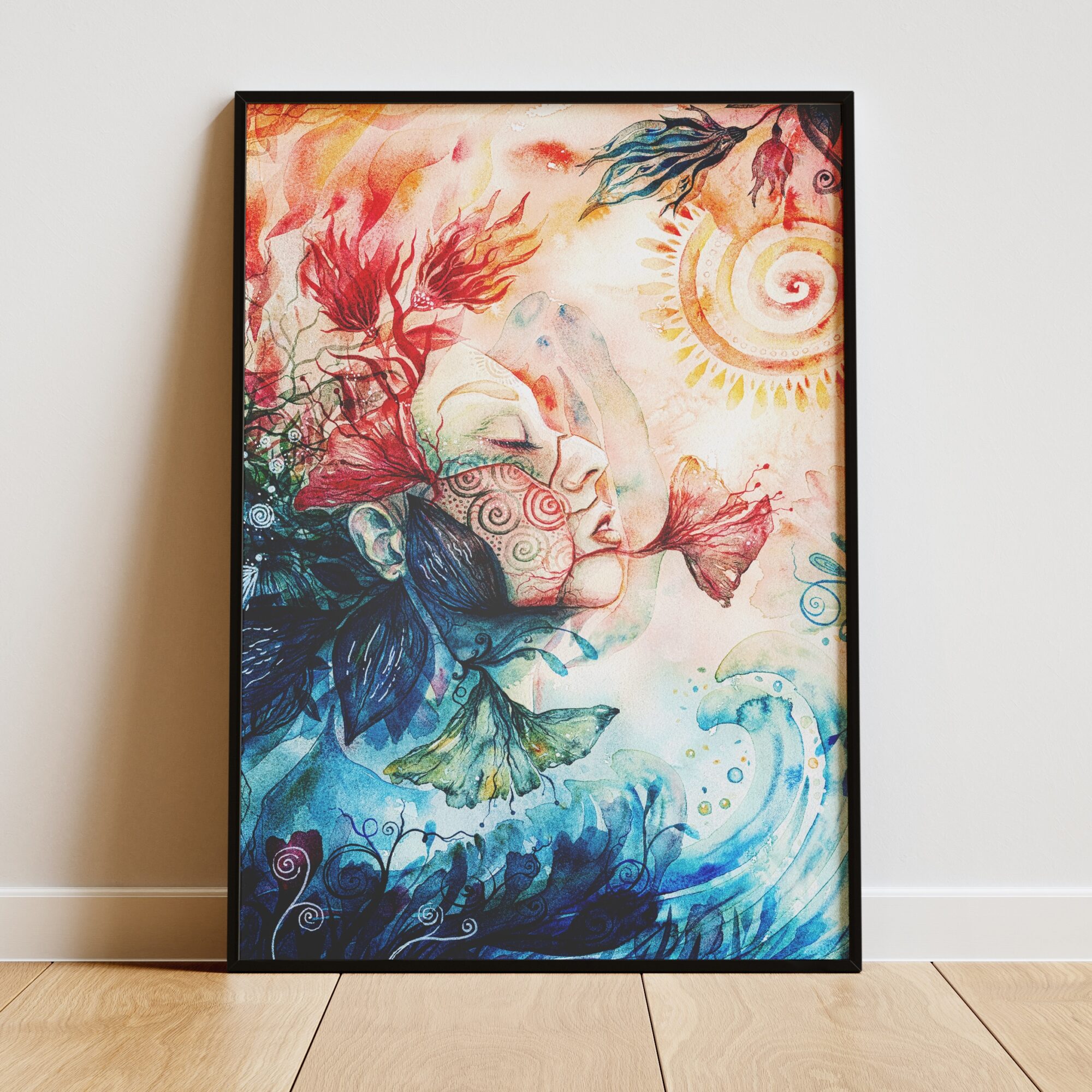 Kunstdruck "Das Erwachen der Muse"