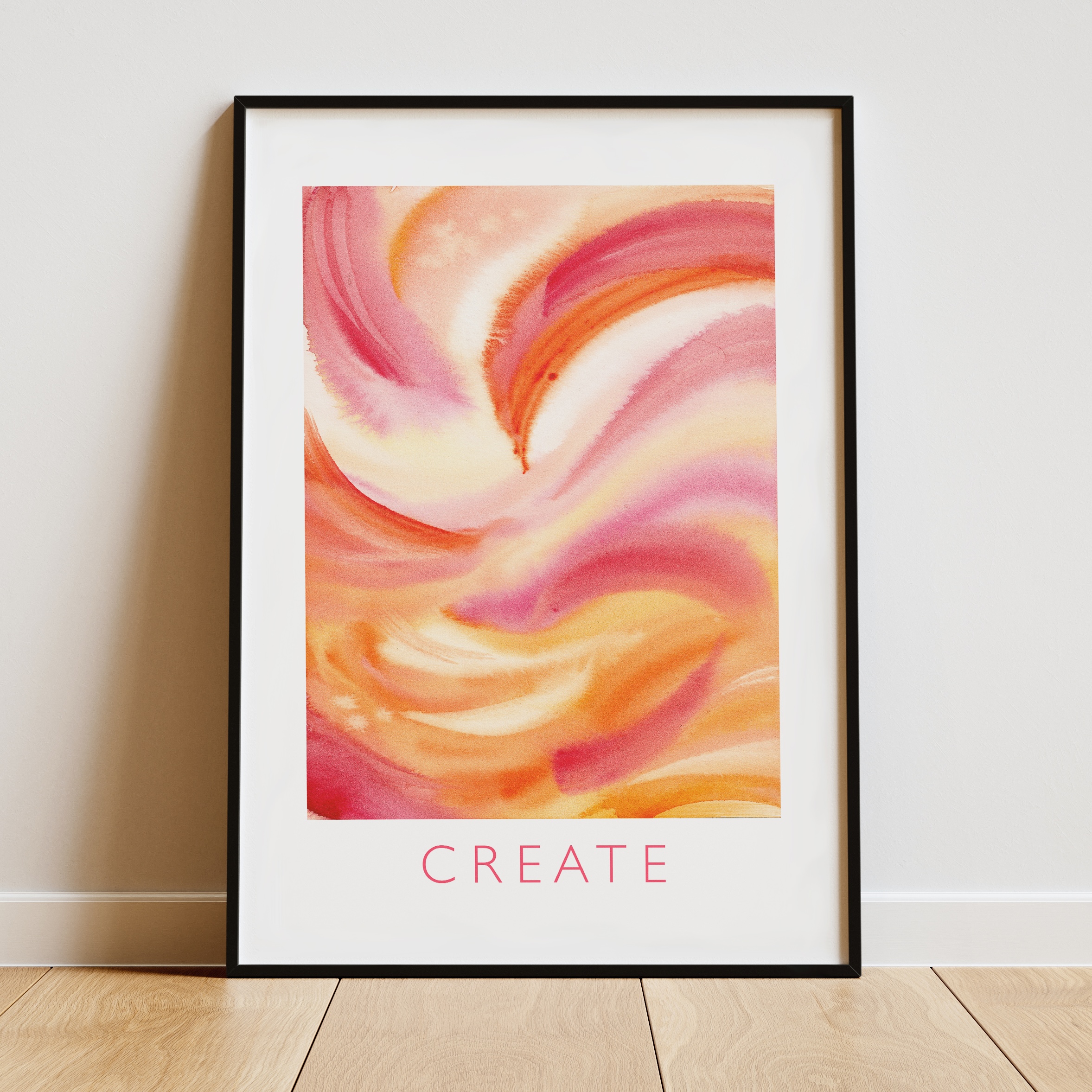 alle produkte - Aura Poster CREATE text frame 2a square Aura Poster CREATE text frame 2a square - Maria und der Pinsel