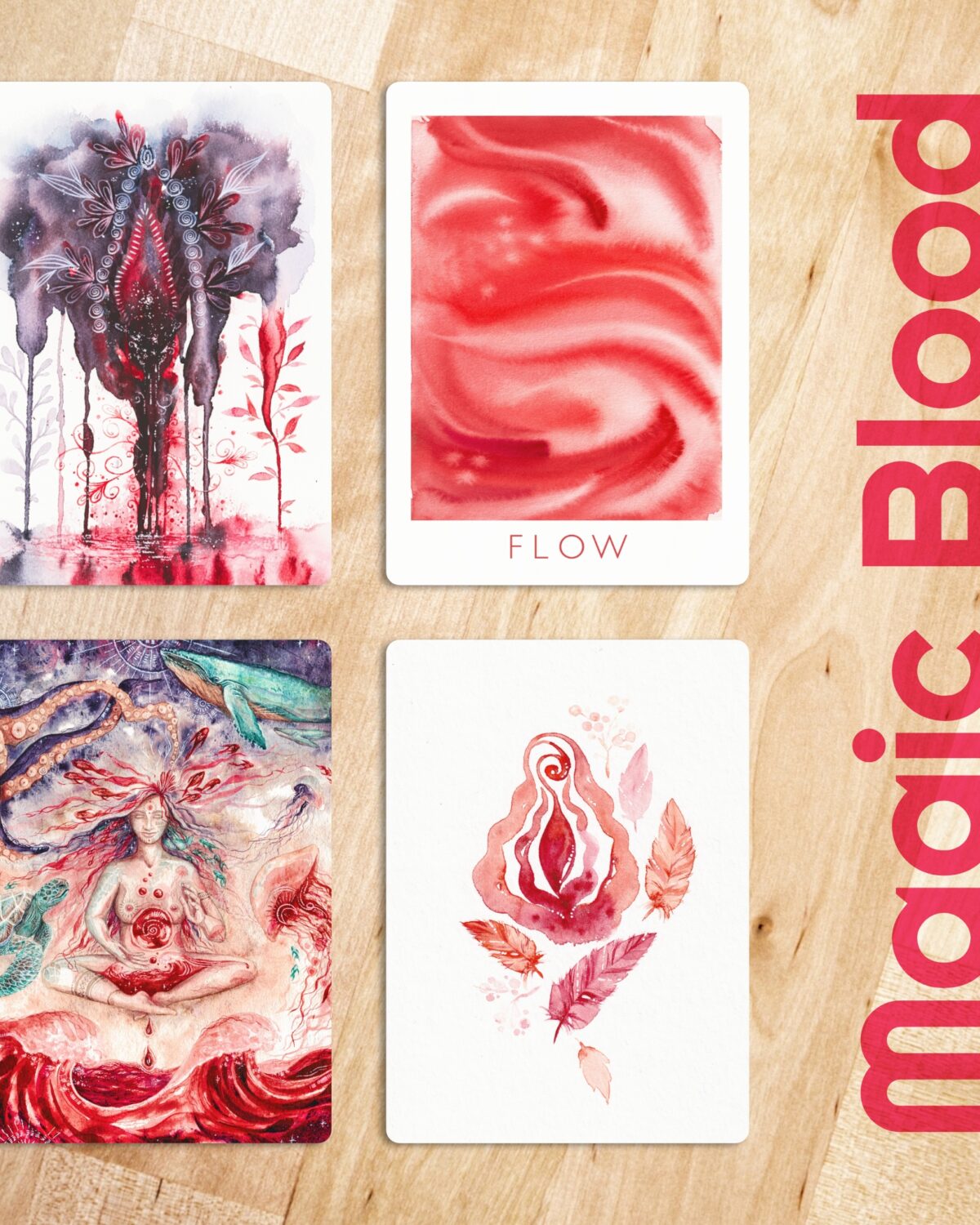 Postkartenset <p class="subtitle">(mehrere Varianten)</p> - Magic Blood