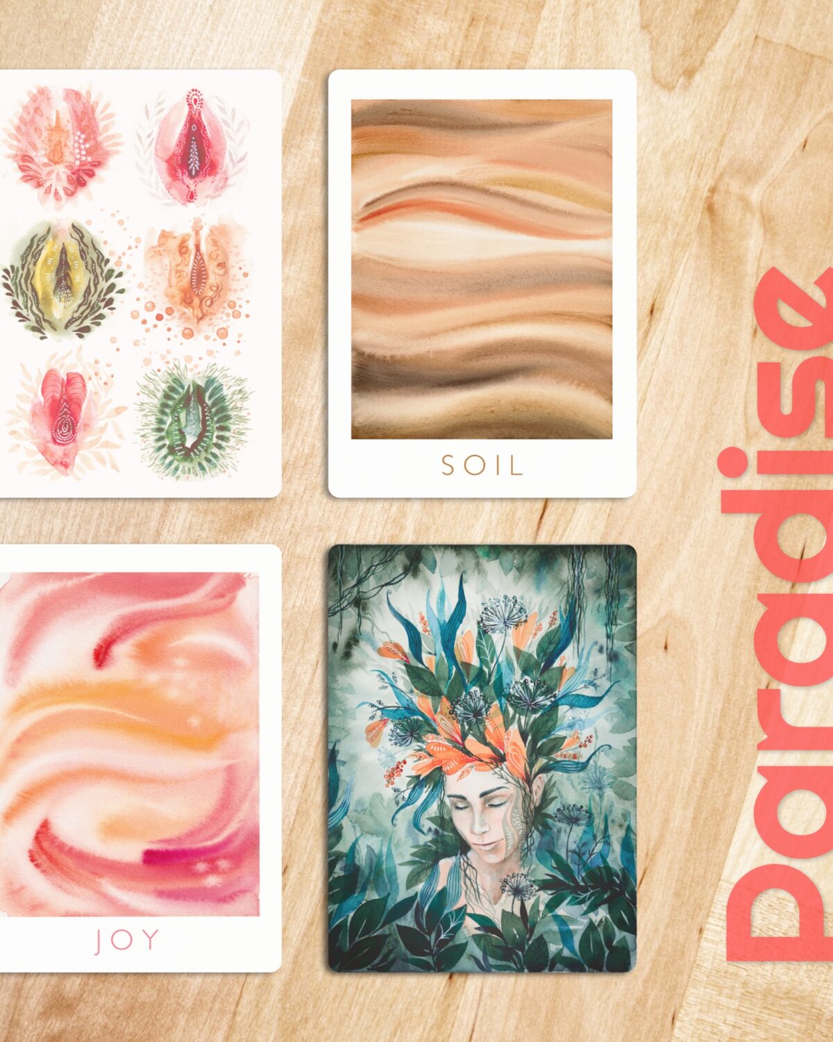Postkartenset <p class="subtitle">(mehrere Varianten)</p> - Paradise