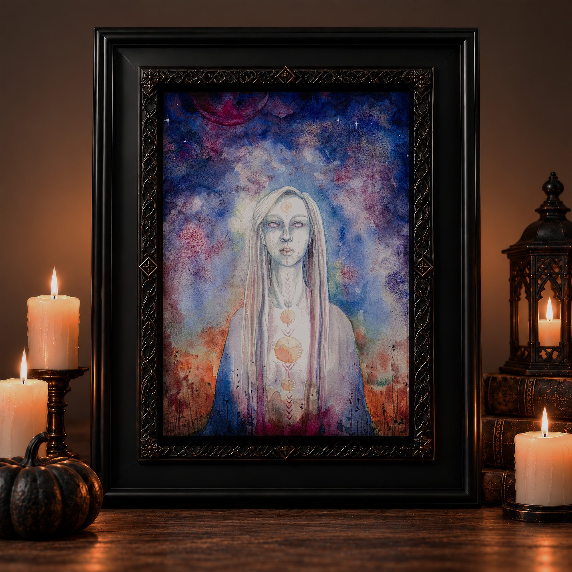Die grosse Leere witchy season halloween decor - Maria und der Pinsel
