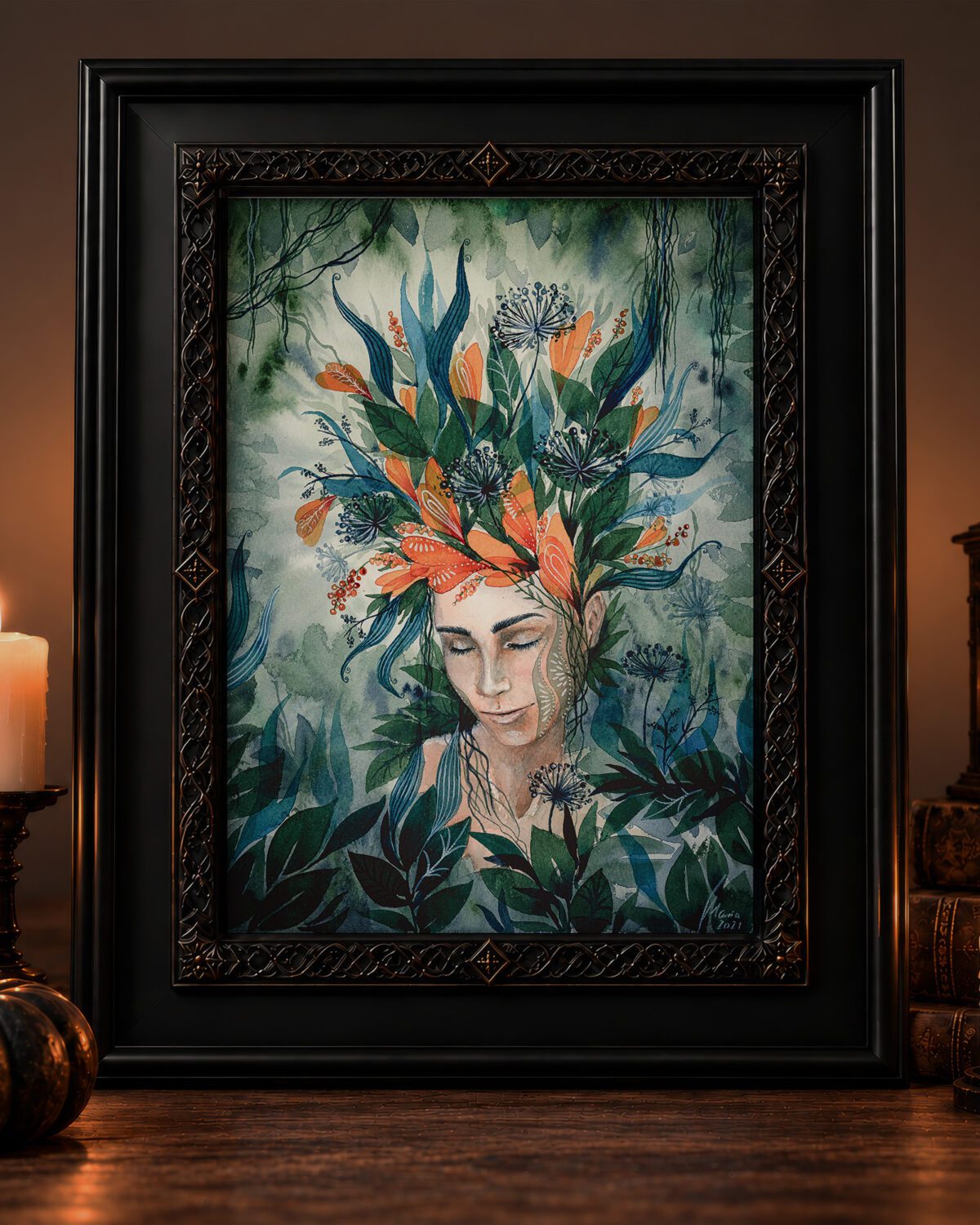 Artprint ~ GRÜNE TRÄUMEREI <p class="subtitle">Limitiert auf 33 Exemplare</p>