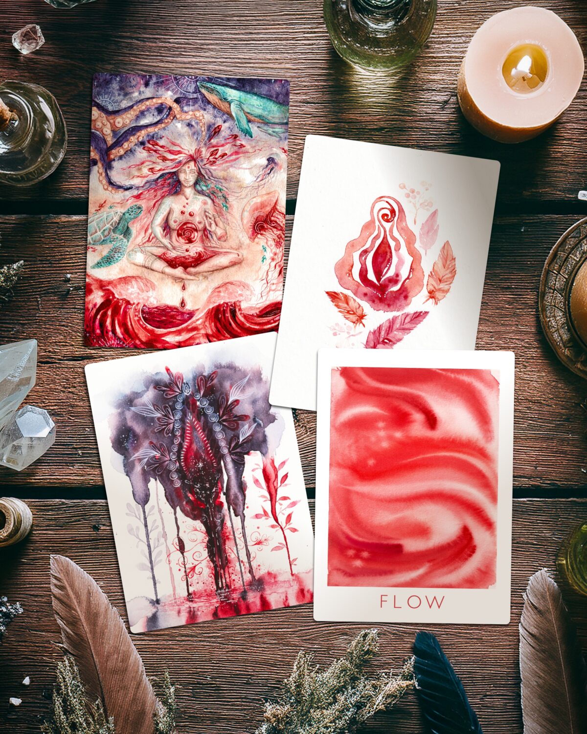 Postkartenset ~ MAGIC BLOOD