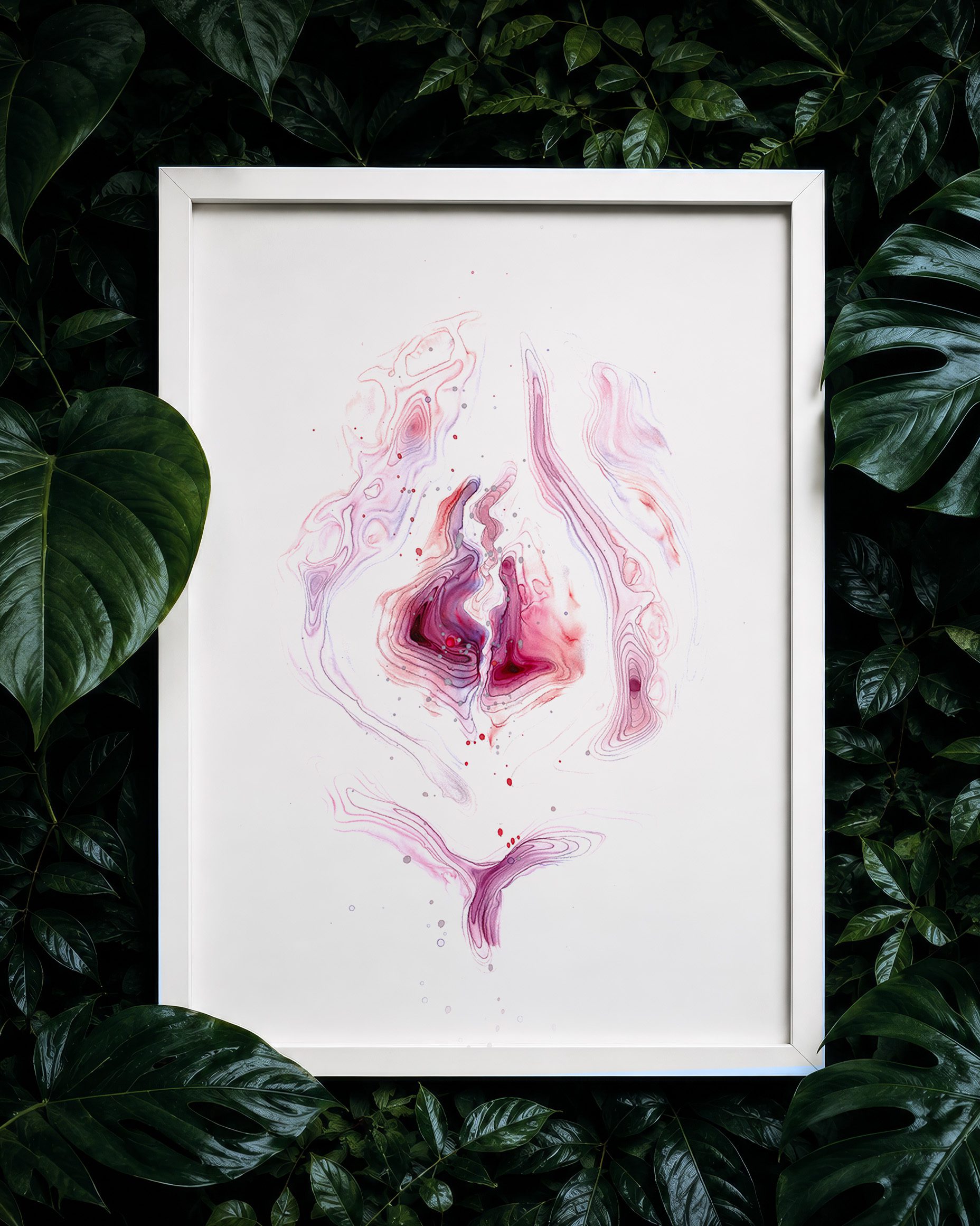 Vulva Raspberry Heaven 9 yoni vulvina vulva kunst feminine - Maria und der Pinsel