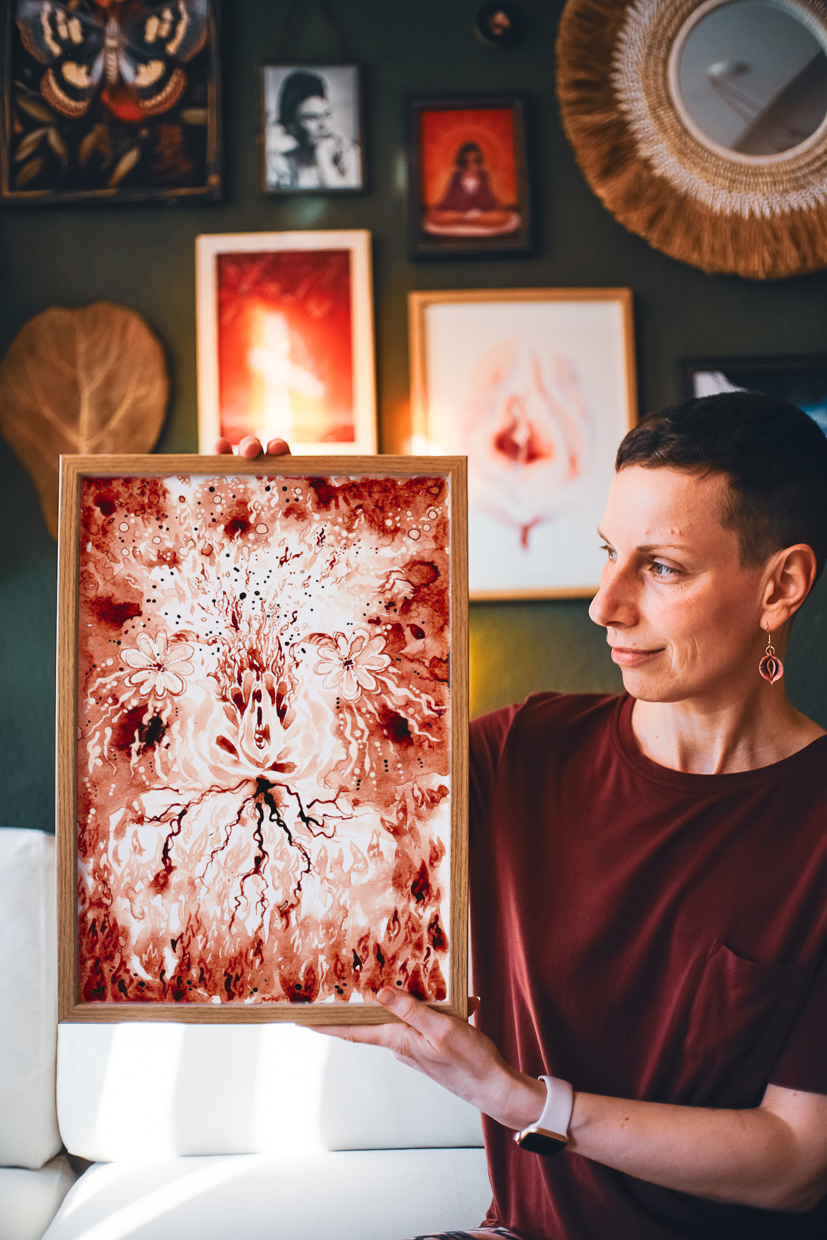 My Power Period Artprint Period Pride me - Maria und der Pinsel