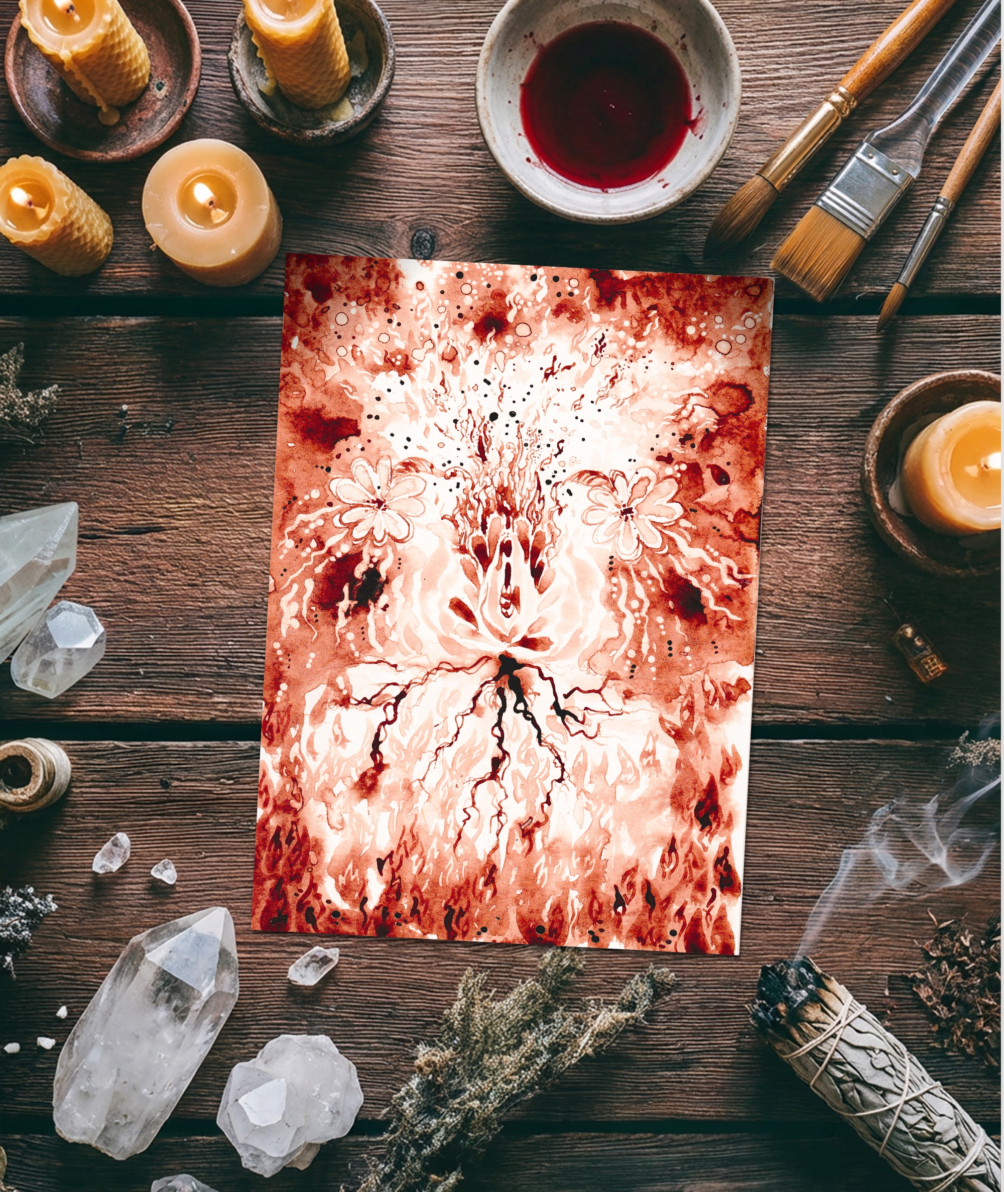 My Power Period Artprint Period Pride ohne Rahmen - Maria und der Pinsel