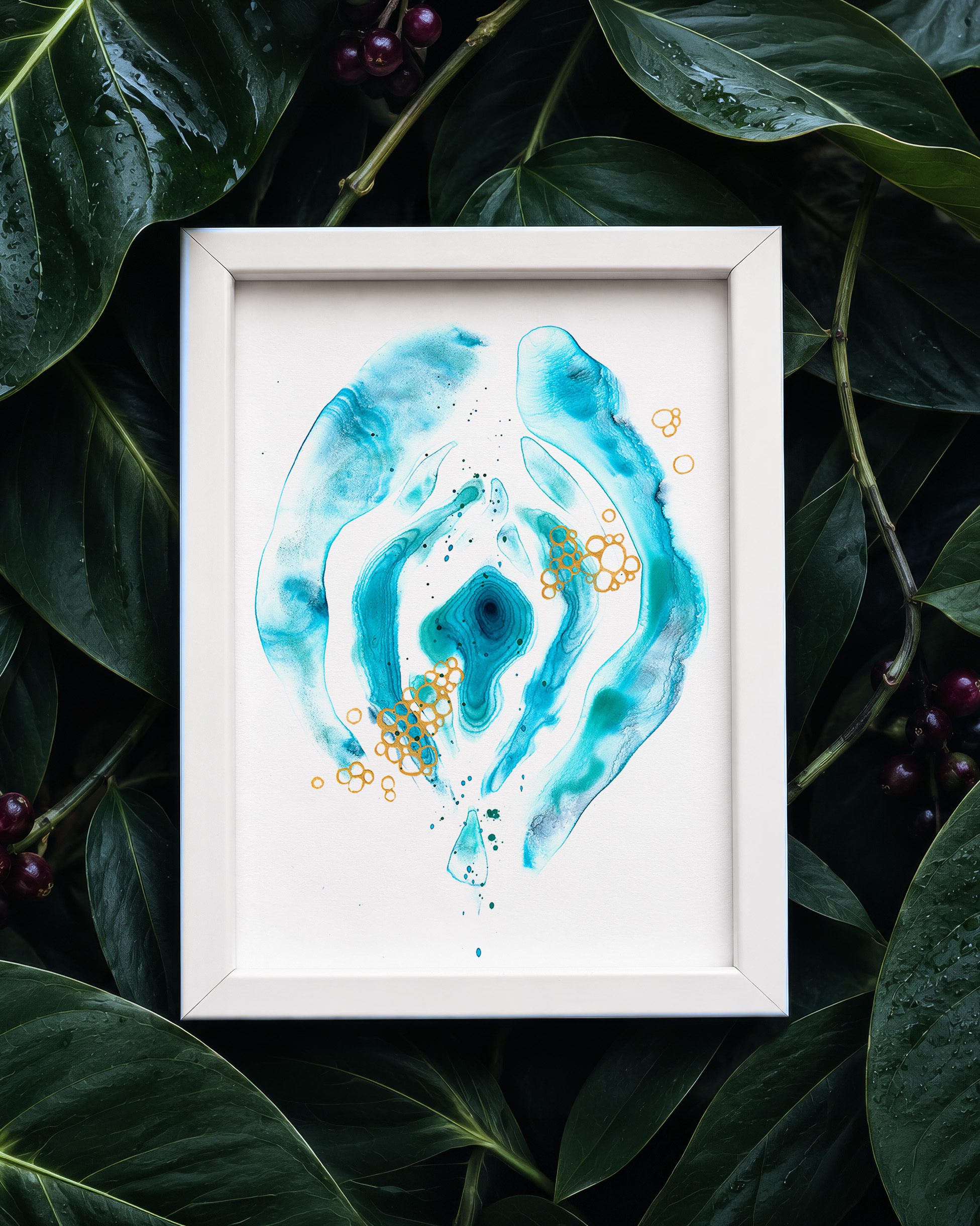 Vulva Azure Cove 7 yoni vulvina vulva kunst feminine - Maria und der Pinsel