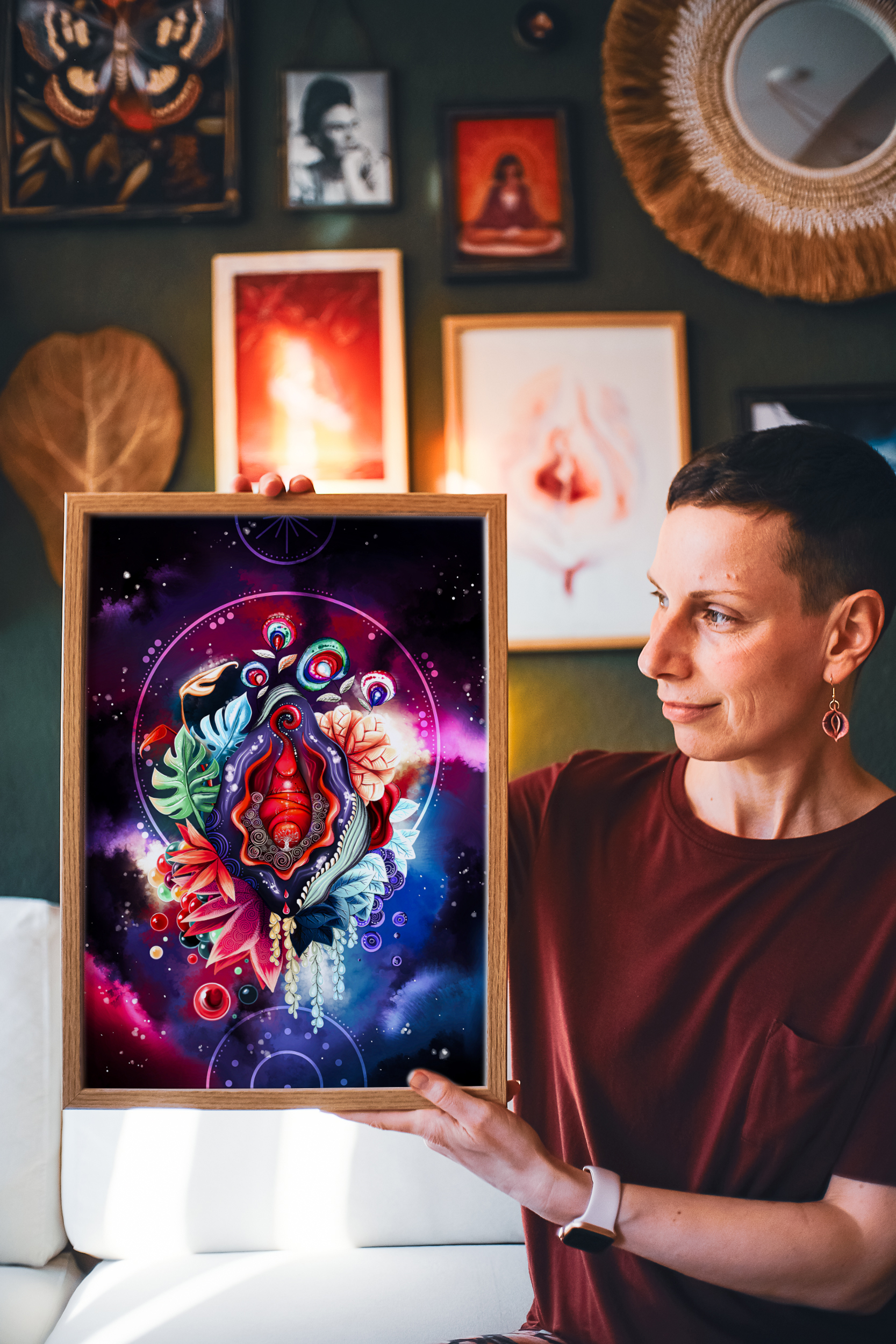 Vulvaversum vulvaverse vulva kunst yoni vagina vulvina feministisch me - Maria und der Pinsel