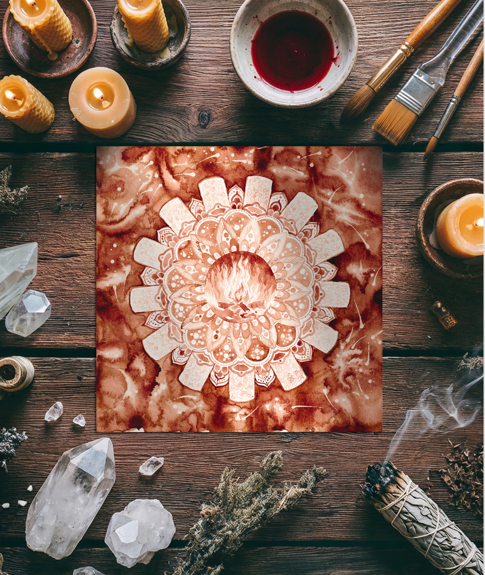 MY CIRCLE Boden 1 - Maria und der Pinsel