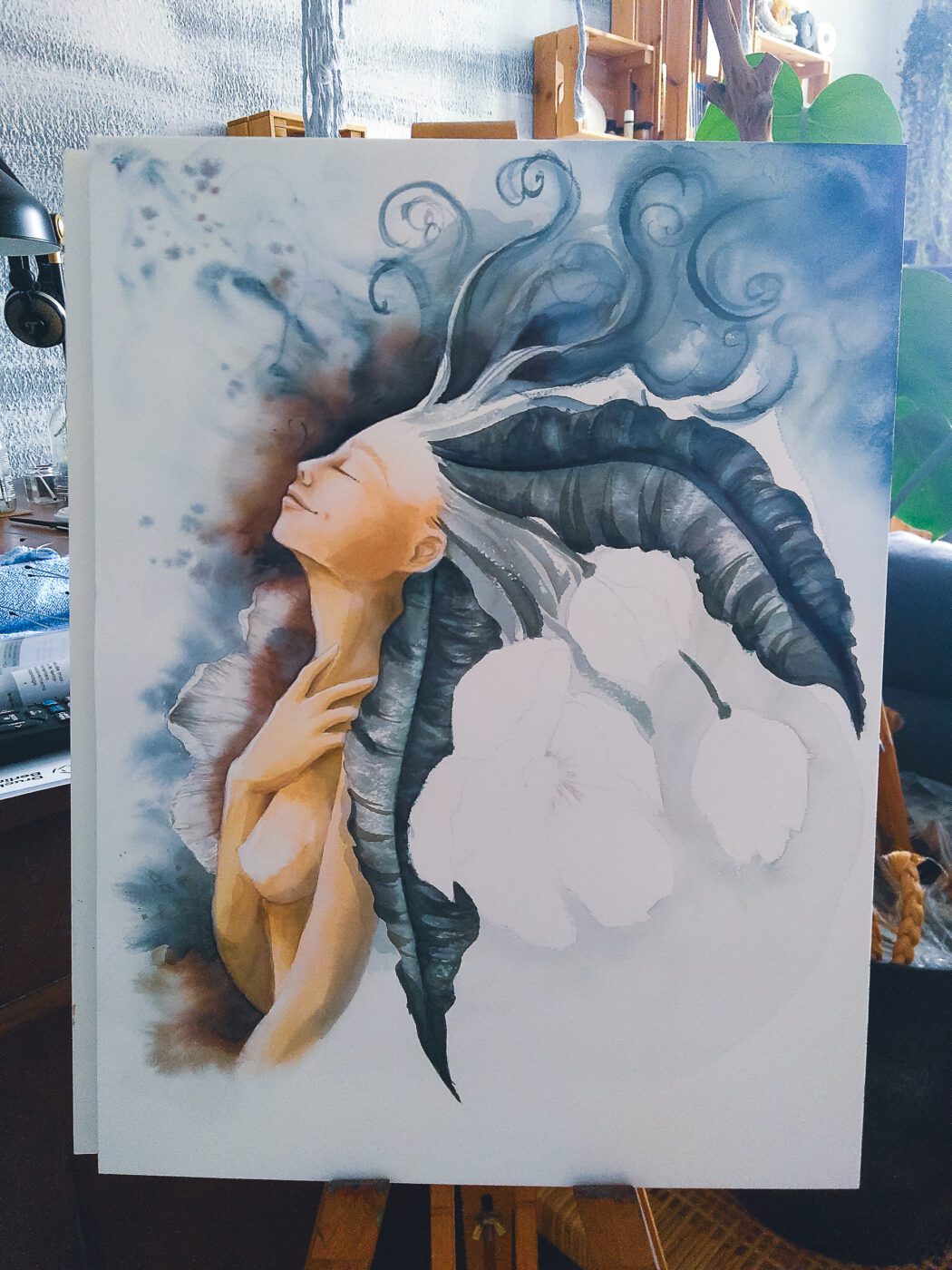 kunst fuer frauen musen amazonen goettin artprint poster aquarell vulven vagina10328 IMG kunst fuer frauen musen amazonen goettin artprint poster aquarell vulven vagina10328 125145 - Maria und der Pinsel